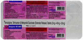 Venpres 40 Amt Tablet 10